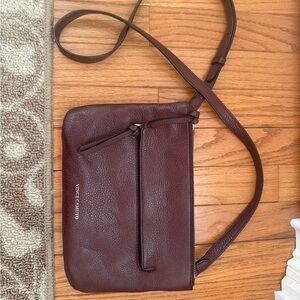 Black Cherry Leather Crossbody Vince Camuto Bag